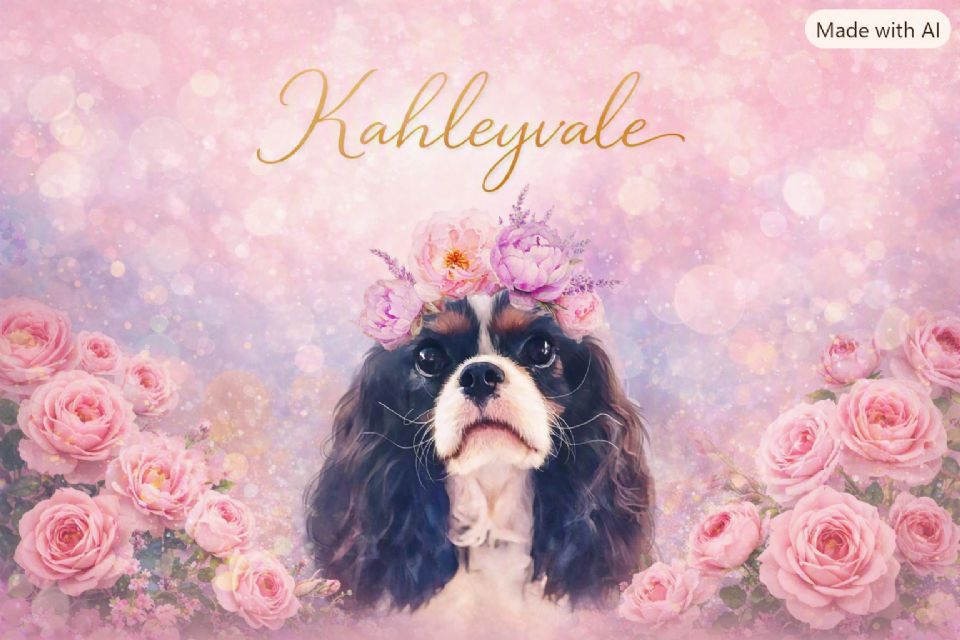 "KAHLEYVALE" Cavalier King Charles Spaniels