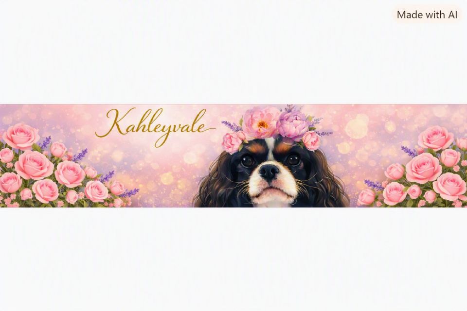 "KAHLEYVALE" Cavalier King Charles Spaniels